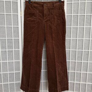 J. Crew Vintage Corduroy Patch Front Pockets - Brown - Size 28P